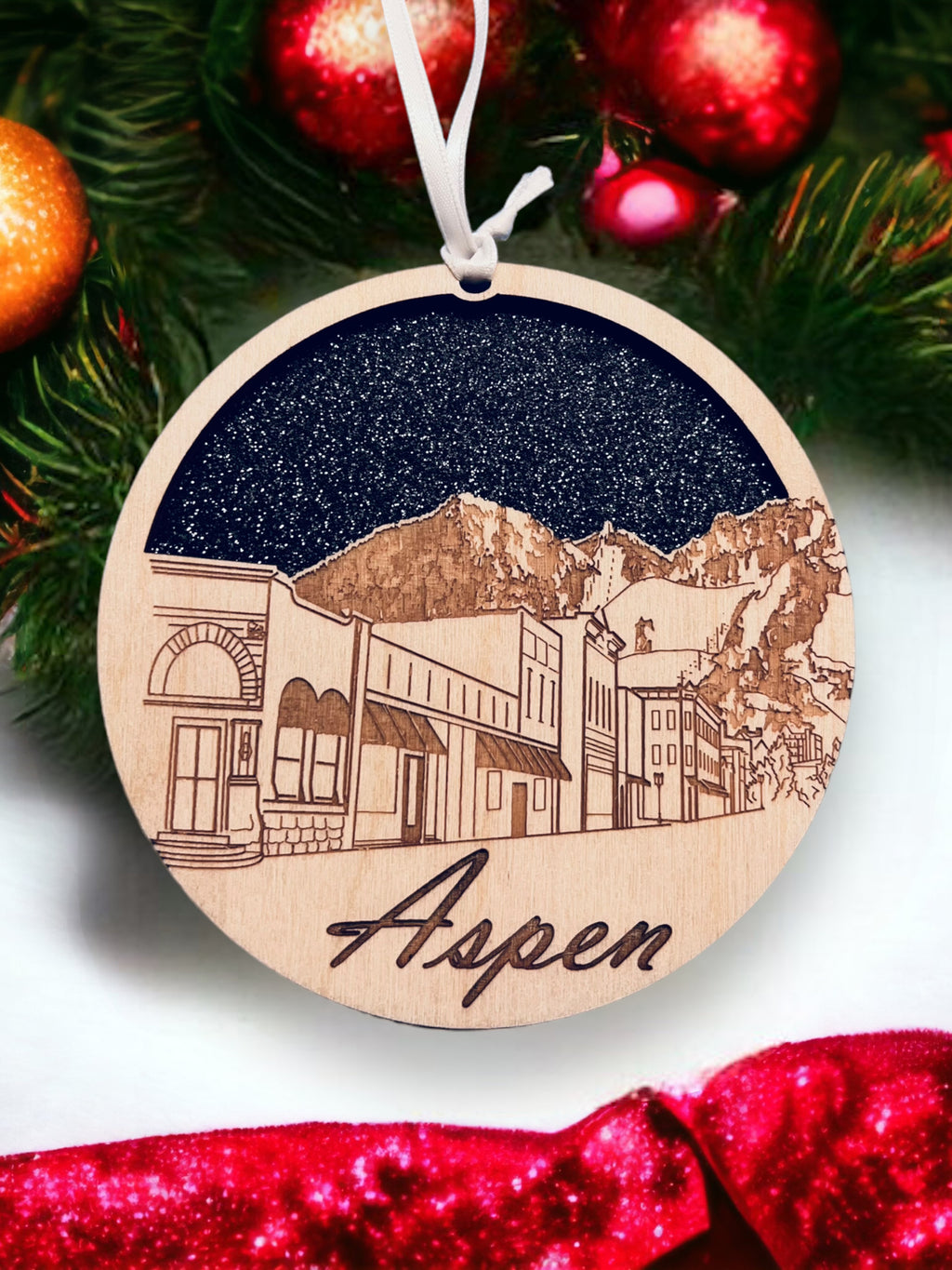 Aspen Skyline Ornament