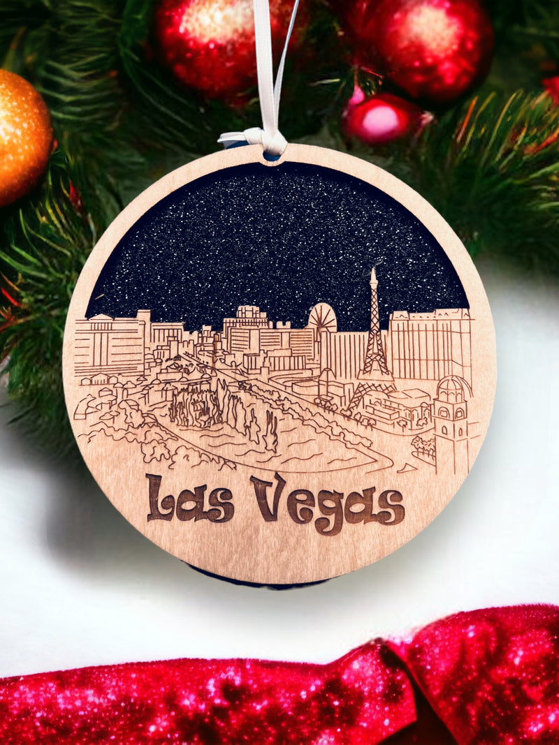 Las Vegas Skyline Ornament