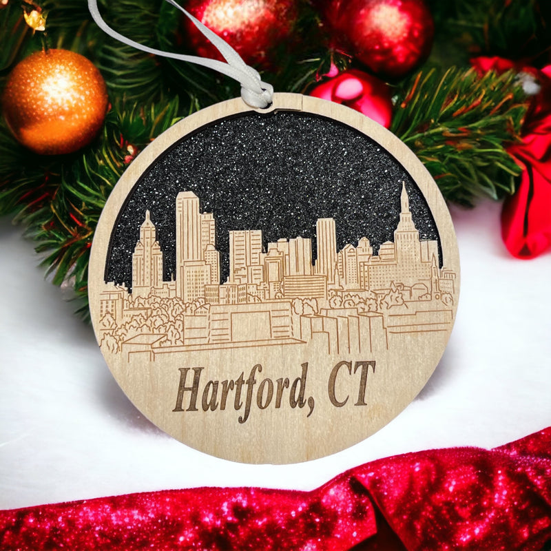 Hartford Skyline Ornament