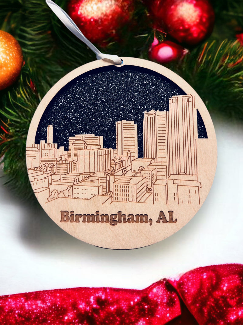 Birmingham Skyline Ornament