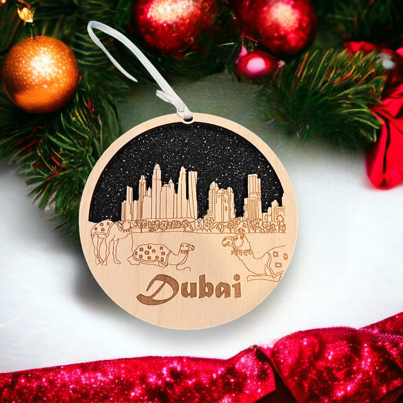 Dubai Skyline Ornament
