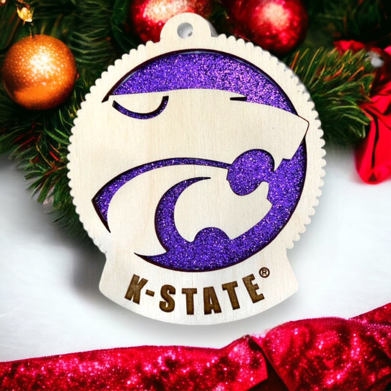 Kansas State University Christmas Ornament