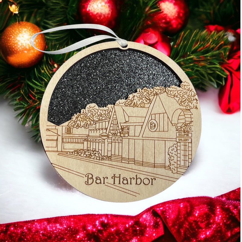 Bar Harbor Skyline Ornament