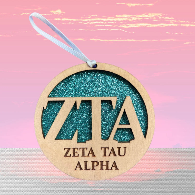 Zeta Tau Alpha Sorority Ornament