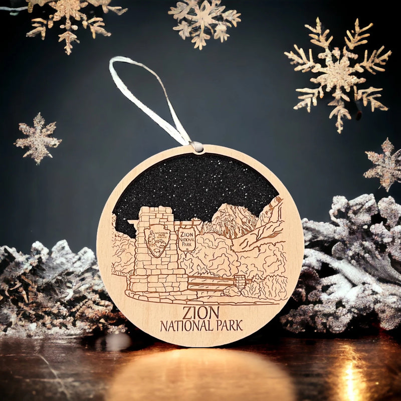 Zion National Park Skyline Ornament