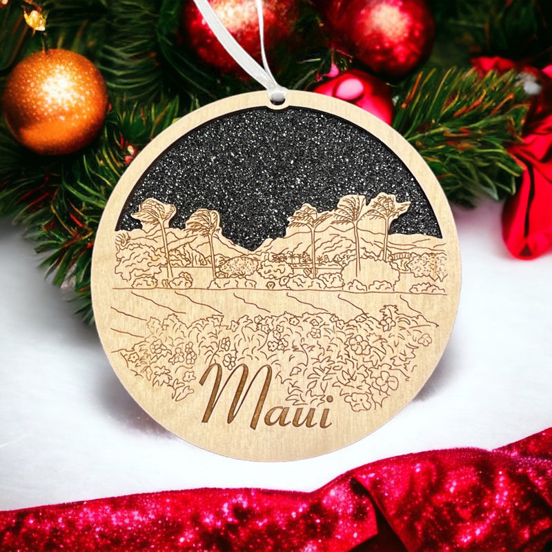 Maui Skyline Ornament