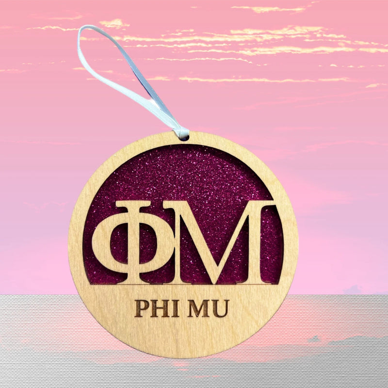 Phi Mu Sorority Sorority Ornament
