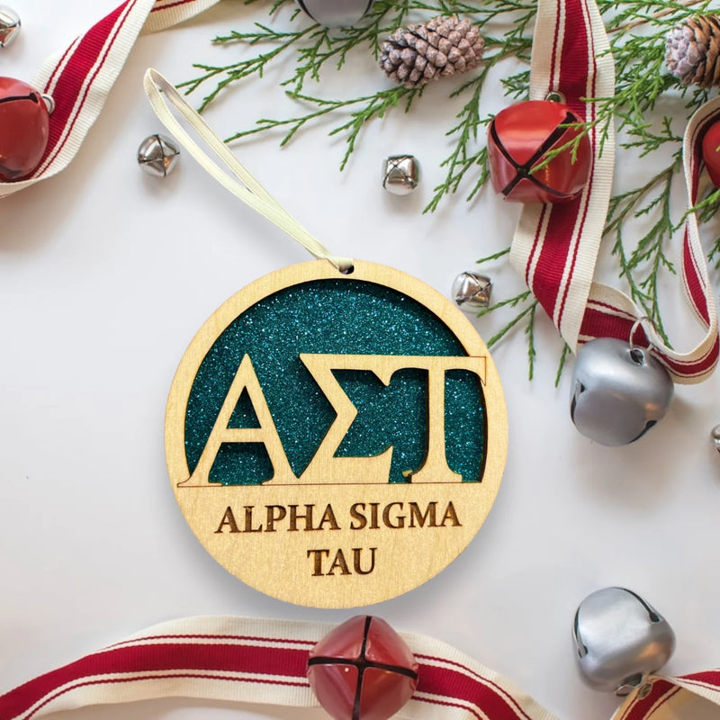 Alpha Sigma Tau Sorority Ornament
