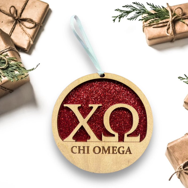 Chi Omega Sorority Ornament