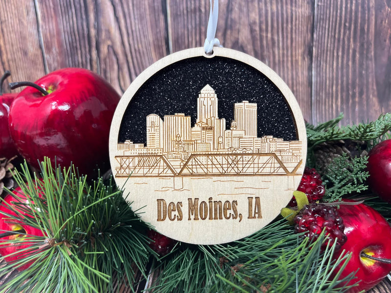 Des Moines Iowa Ornament