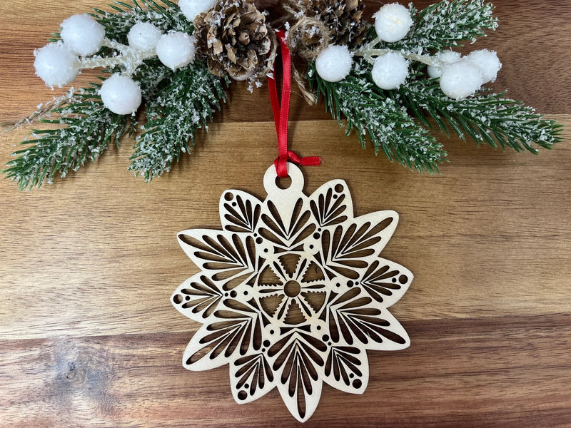Wooden Snowflake