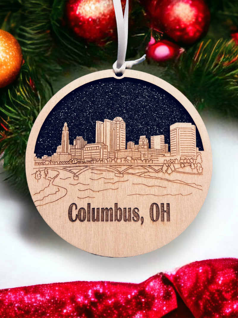 Columbus Skyline Ornament