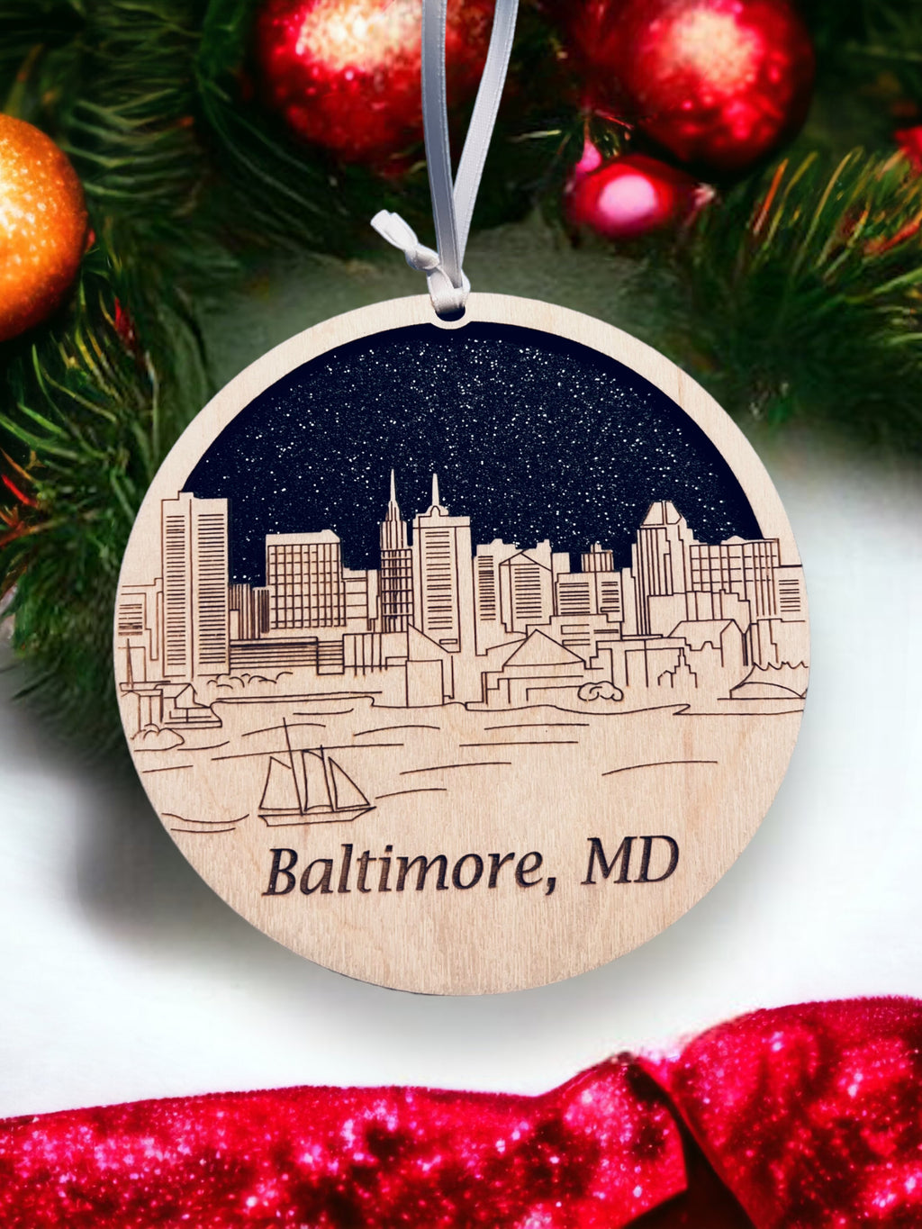 Baltimore Skyline Ornament