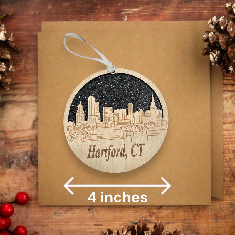 Hartford Skyline Ornament