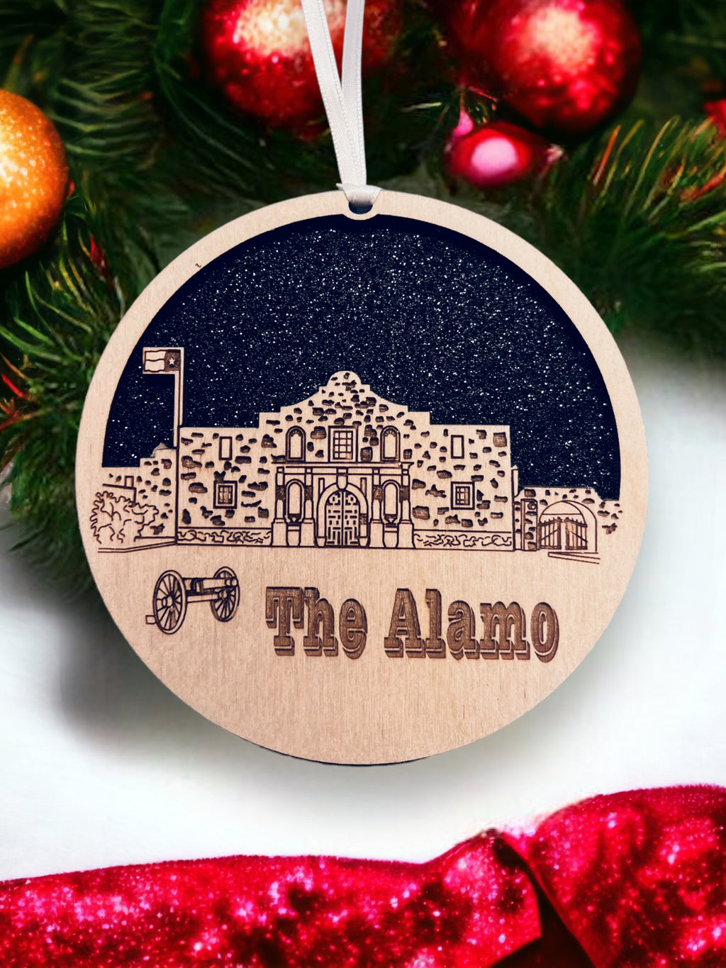 Alamo Skyline Ornament