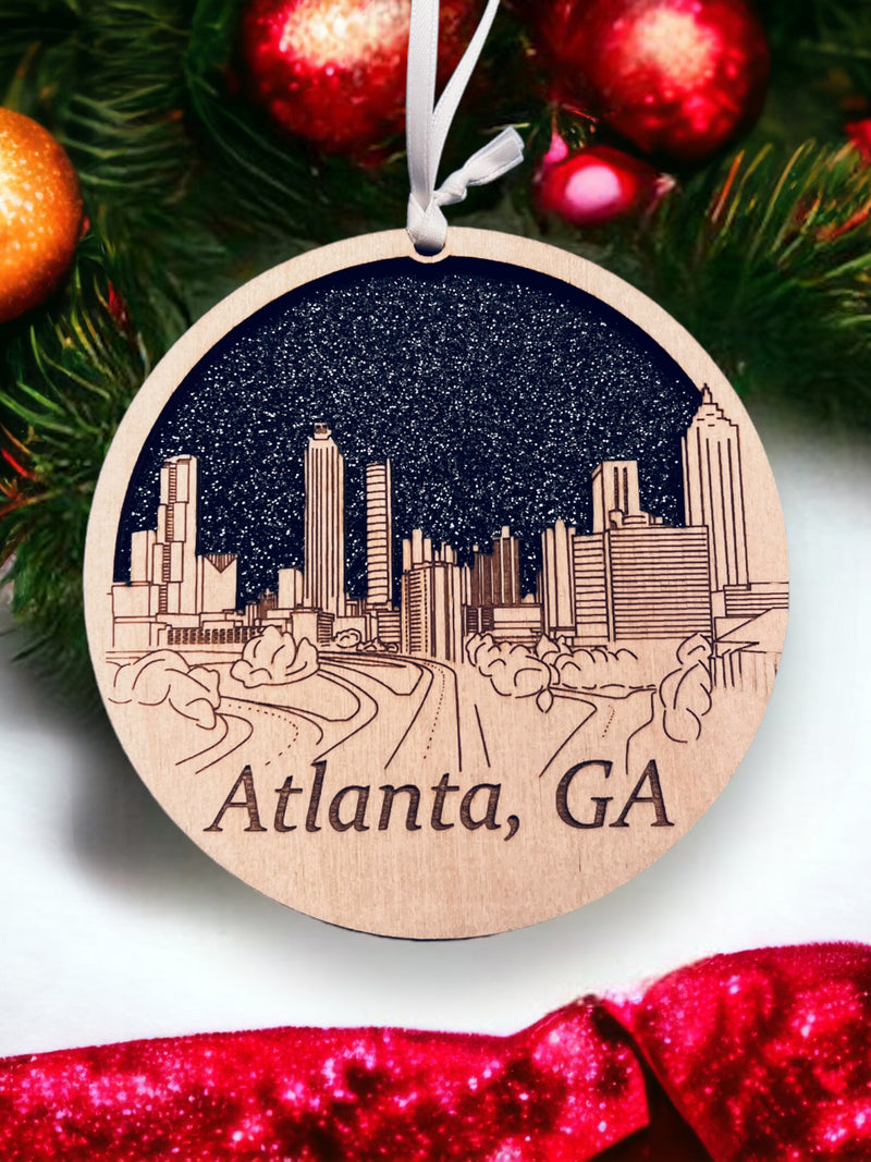 Atlanta Skyline Ornament
