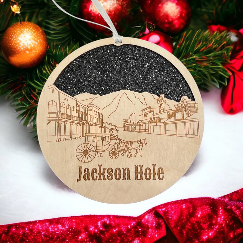 Jackson Hole Skyline Ornament