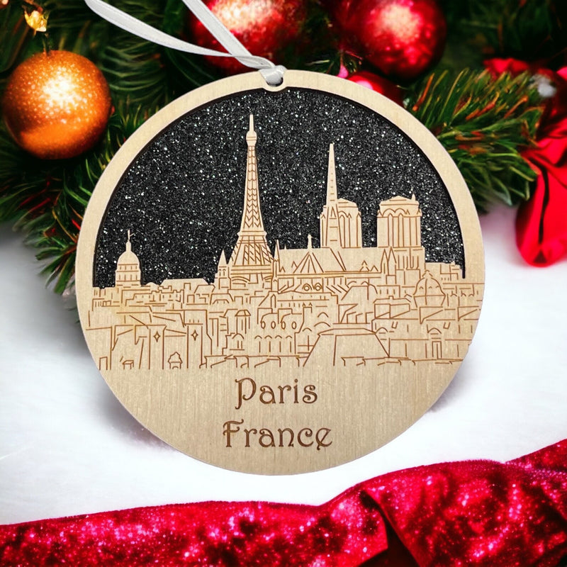 Paris Skyline Ornament