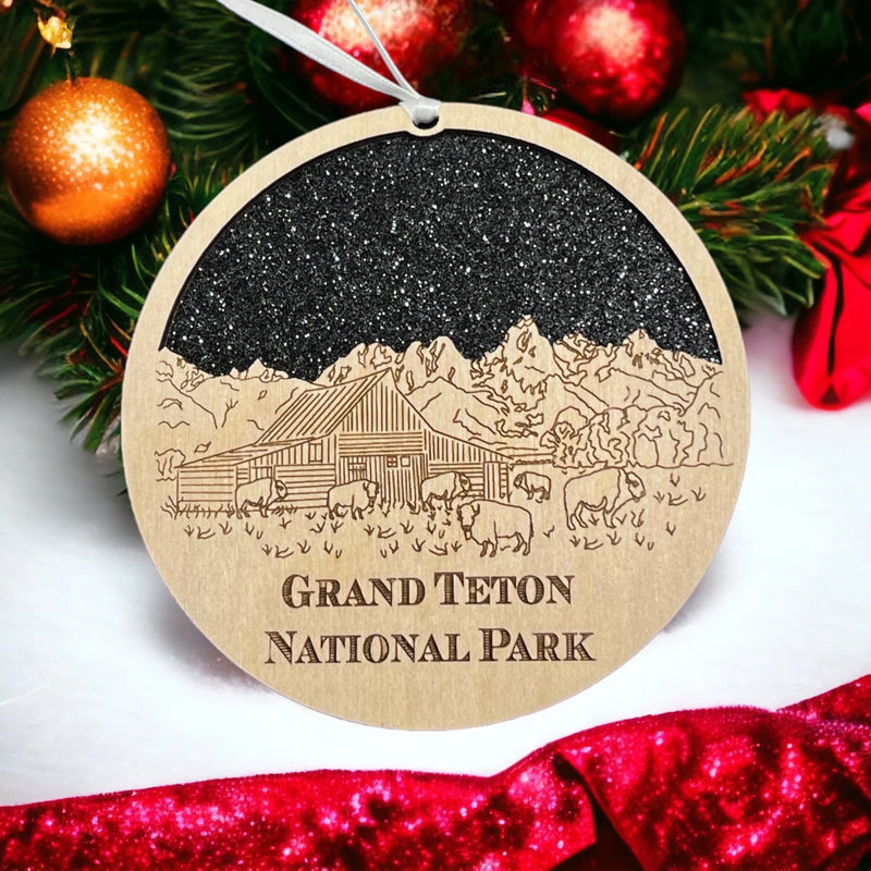 Grand Teton Skyline Ornament