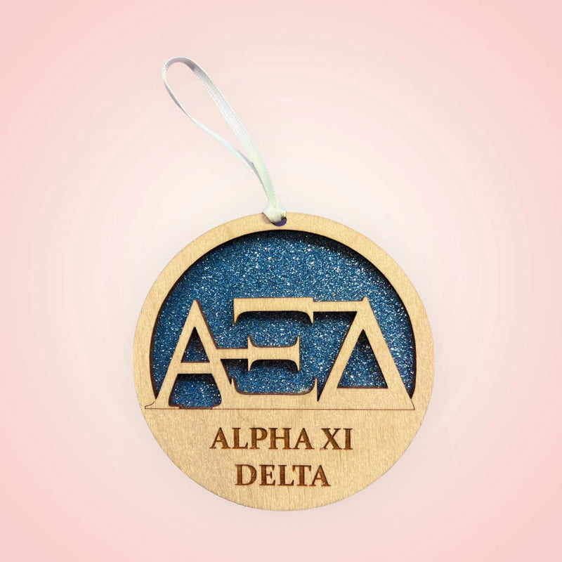 Alpha Xi Delta Sorority Ornament