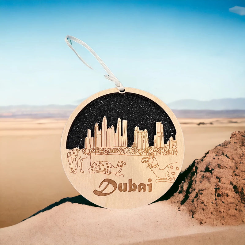 Dubai Skyline Ornament