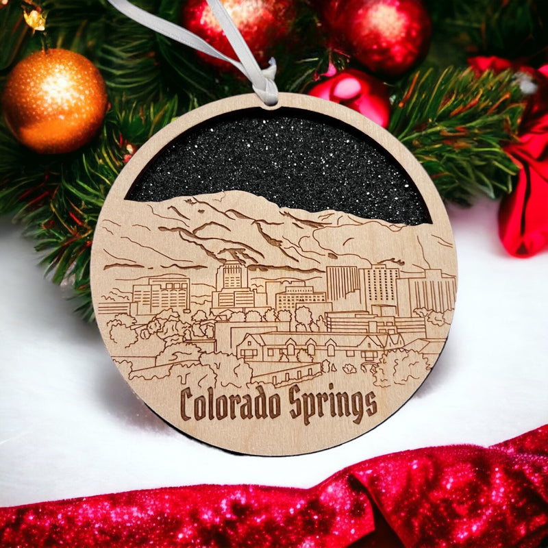 Colorado Springs Skyline Ornament