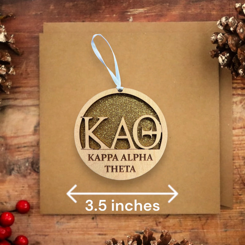 Kappa Alpha Theta Sorority Ornament
