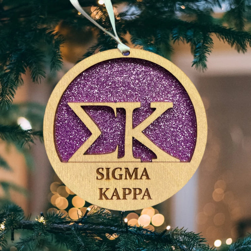 Sigma Kappa Sorority Ornament