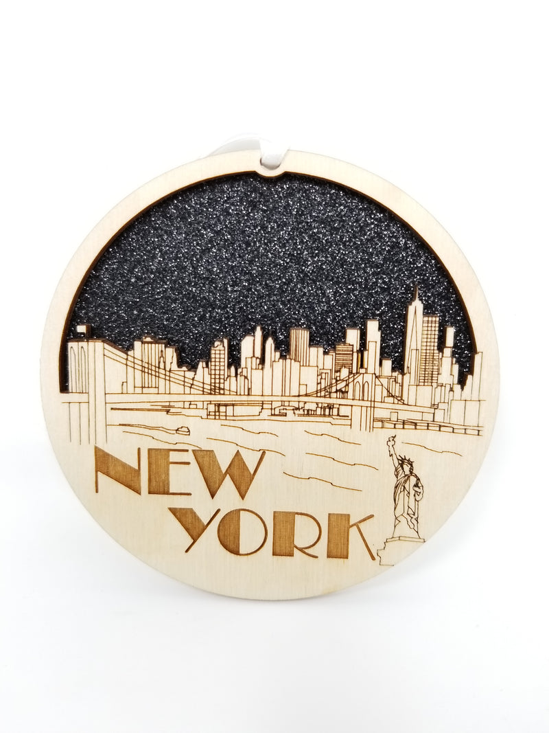 New York Skyline Ornament