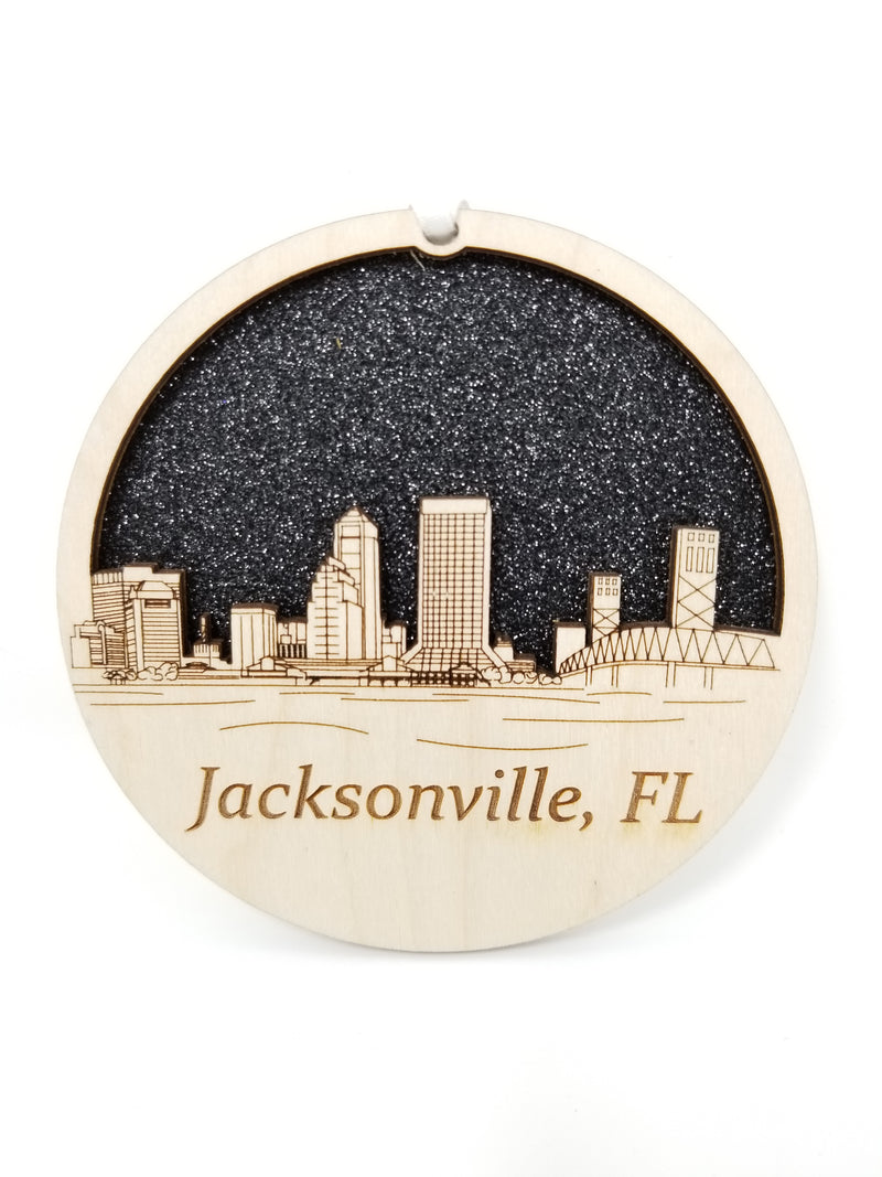 Jacksonville Skyline Ornament