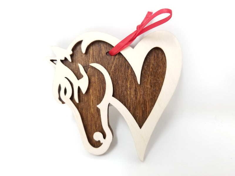 Horse Heart Ornament