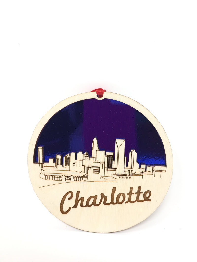 Charlotte Skyline Ornament