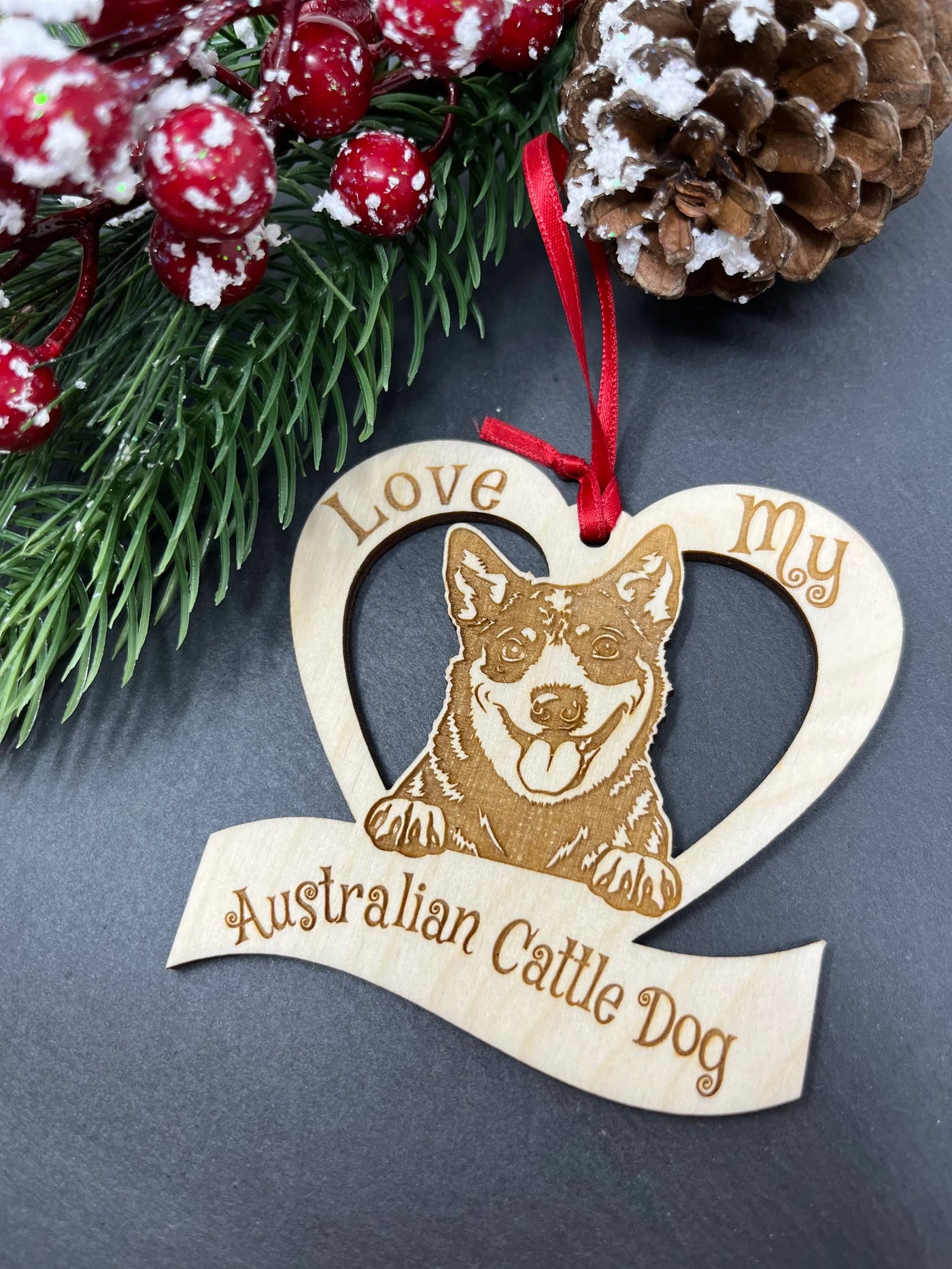 Cattle dog ornament cheap