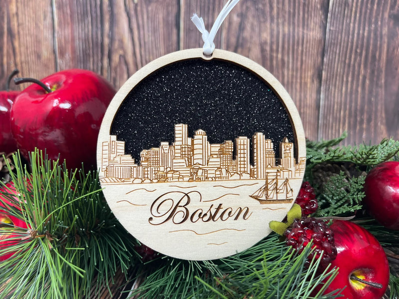 City of Boston Christmas Ornament